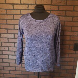 No Boundaries Purple/Black sweater lace insert